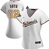 Women Nationals 22 Juan Soto White Gold Nike 2020 Gold Program Cool Base Jersey Dzhi,baseball caps,new era cap wholesale,wholesale hats